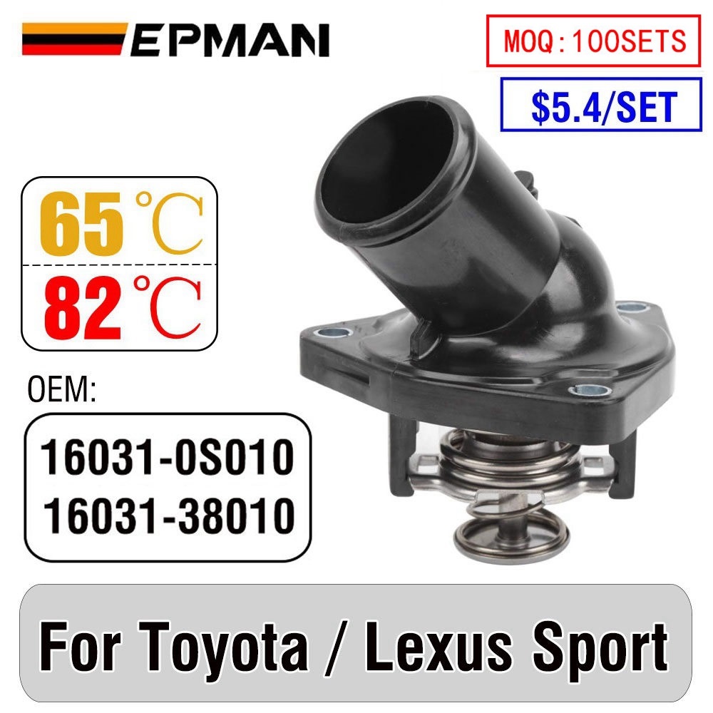 EPMAN Engine Thermostat, Low Temp Engine Thermostat With Housing Car